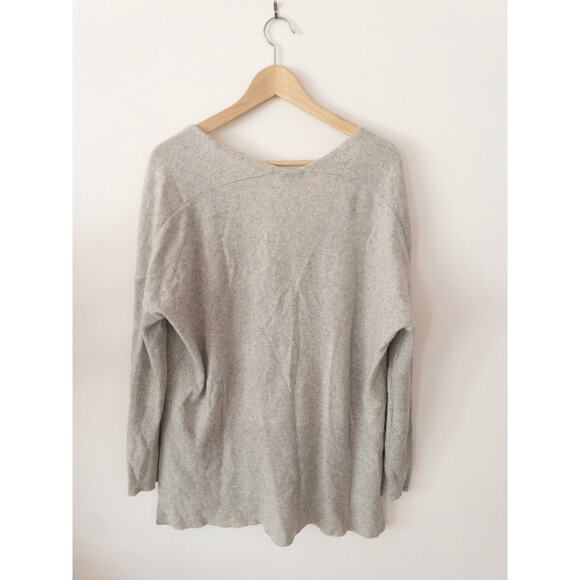 Rails Giselle Wool Cashmere Blend Tunic Sweater Women's Size Small Heather Gray - Picture 3 of 7